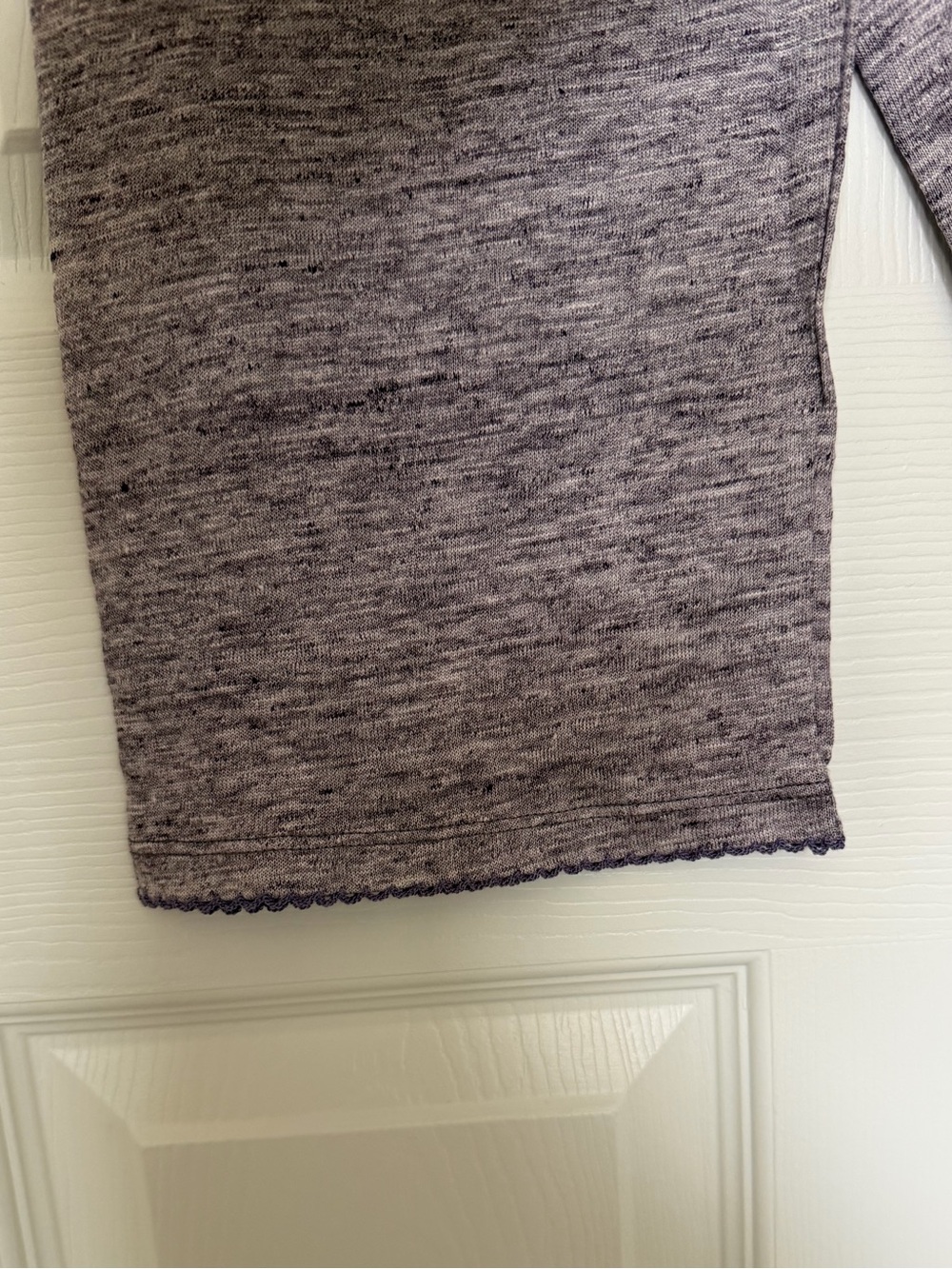 Aime Leon Dore Purple Crew Neck Linen Long Sleeves Tee Shirt - Size M - Picture 6 of 6